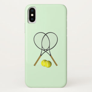 Tennis Doubles Green iPhone X Hoesje