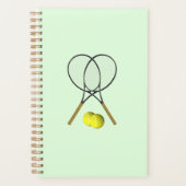 Tennis Doubles Green Planner (Voorkant)