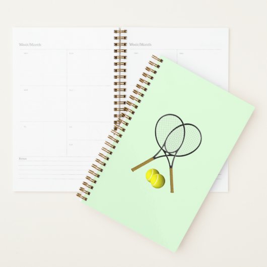 Tennis Doubles Green Planner (Display)