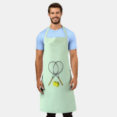 Tennis Doubles Green Schort (Gedragen)