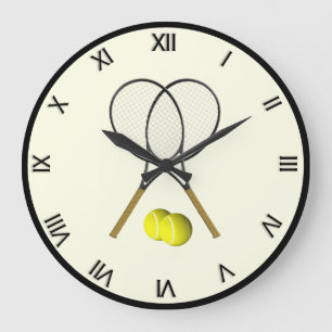 Tennis Dubbels Crème Grote Klok