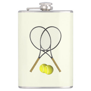 Tennis Dubbels Crème Heupfles