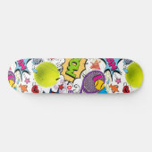 😍 🤩 tennis Eclectique 🎾 motif Skateboard (Horz)