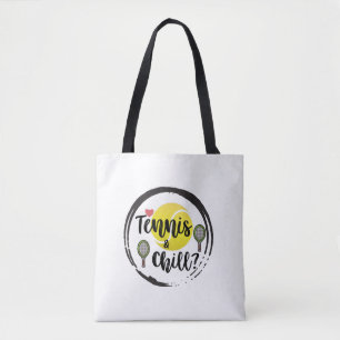 Tennis en Chill Balls en Rackets White Draagtas