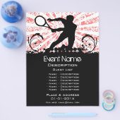 Tennis Event Promotion Flyer (Enkel)