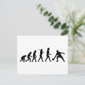 Tennis Evolution Fun Sports Briefkaart (Staand voorkant)