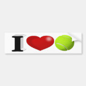 Tennis Fan Bumpersticker (Voorkant)