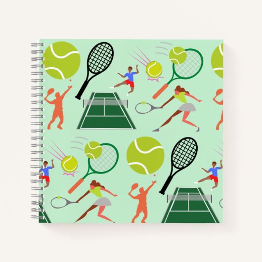 Tennis Fan Notitieboek (Voorkant)