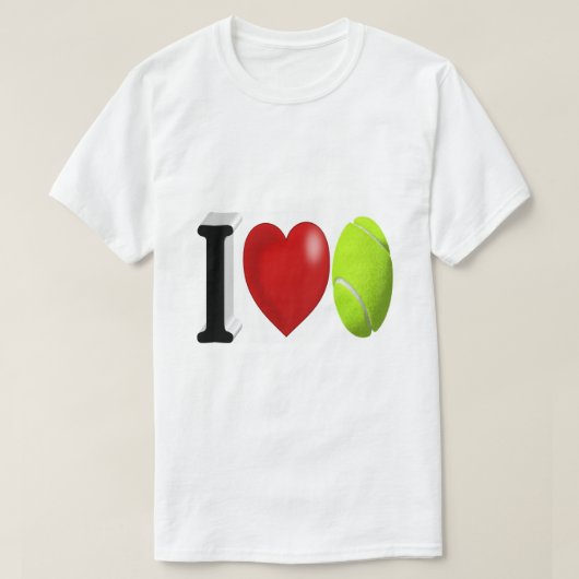 Tennis Fan T-shirt (Design voorkant)