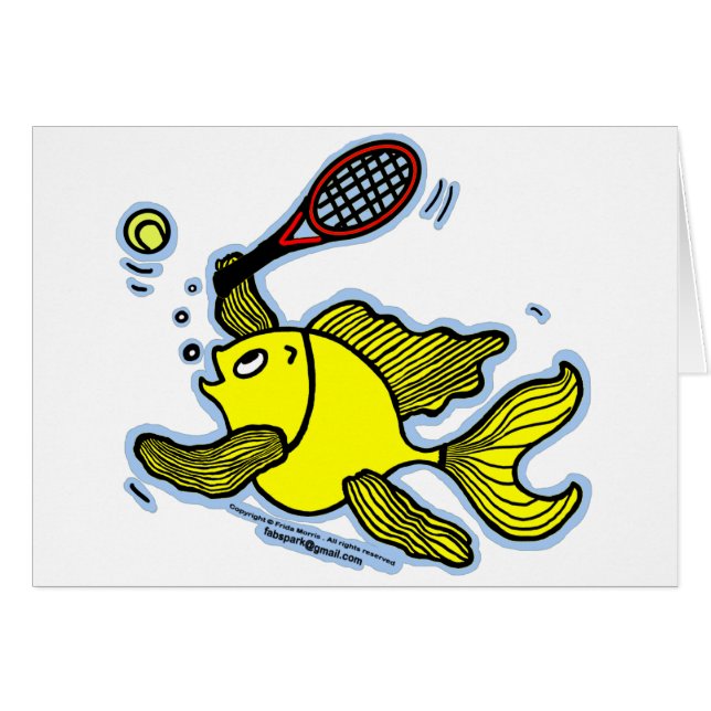 Tennis Fish, visspeltennis (Voorkant Horizontaal)