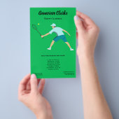 Tennis Flyer (Hand)
