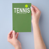 Tennis Flyer (Hand)