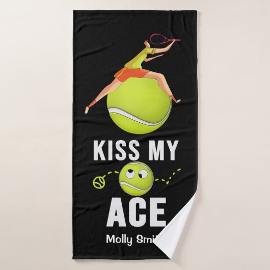 Tennis Funny Biss My Ace for Player (Serviette de bain)