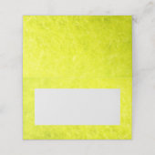 Tennis Fuzzies Plaats of Tafel Kaart (Buitenkant ongevouwen)