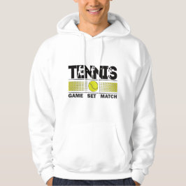 Tennis Game Set Match Hoodie