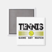 Tennis-gamereeks Magneet (Voorkant / Achterkant)
