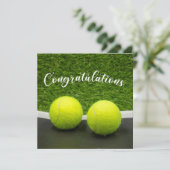 Tennis Gefeliciteerd (Staand voorkant)