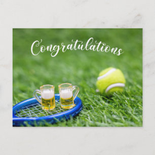 Tennis Gefeliciteerd Briefkaart