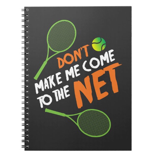 Tennis Gift Idea Tennis Player Notitieboek (Voorkant)