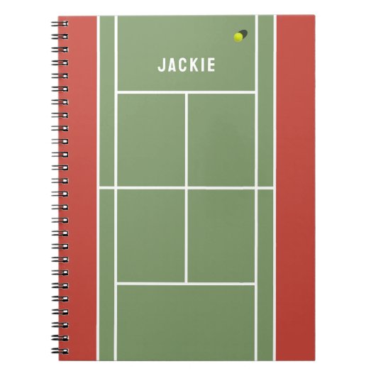Tennis Gift Notitieboek (Voorkant)