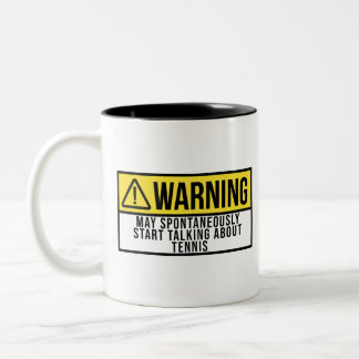 Tennis Gift - Tennis Player Funny Gezegde Tweekleurige Koffiemok