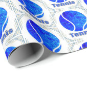 Tennis Gift Wrapping Paper Cadeaupapier (Rol Hoek)