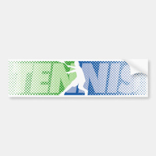 Tennis Gifts voor spelers en ventilatoren bumper s Bumpersticker