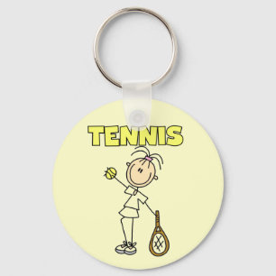 TENNIS Girl Tshirts en Gifts Sleutelhanger
