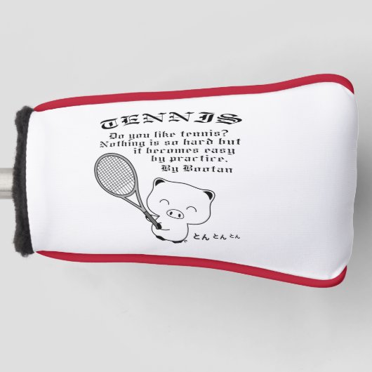 Tennis Golfheadcover (Voorkant)