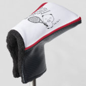 Tennis Golfheadcover (3/4 voorkant)