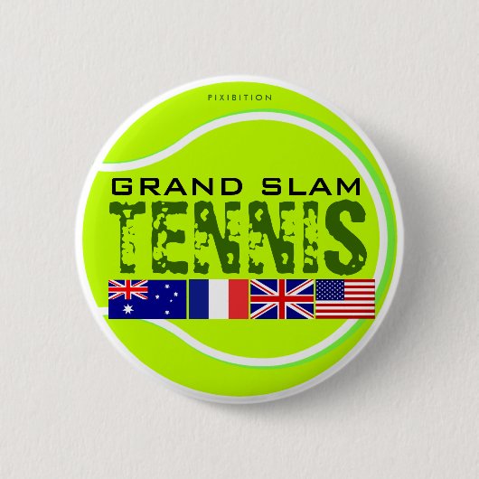 Tennis Grand Slam Button (Voorkant)