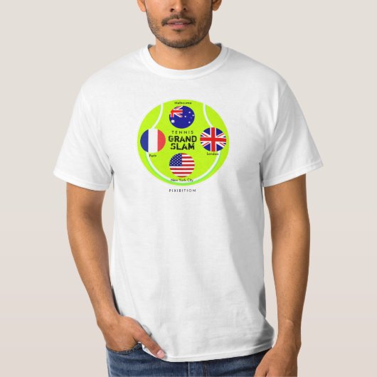 Tennis Grand Slam T-Shirt 3 (Voorkant)