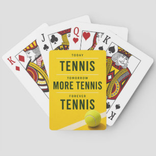 Tennis Grappige uitspraak voor speler Pokerkaarten