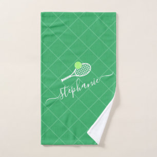 Tennis Green Persoonlijke naamsport Handdoek