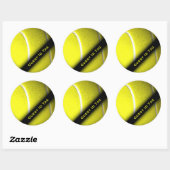 Tennis Guest ID Tags Stickers (Feuille)