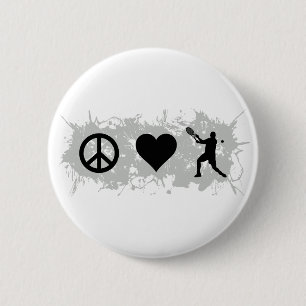 Tennis Guy 3 Ronde Button 5,7 Cm