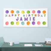 Tennis Happy Birthday Spandoek (Beurs)