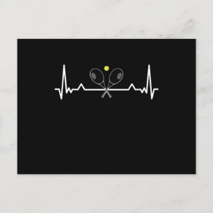 Tennis Hartslag Sport Cadeau Briefkaart