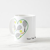 Tennis Heart Mok (Voorkant links)