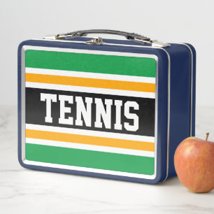 TENNIS Helder Groen Zwart Geel Racing Stripes