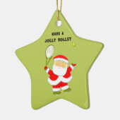 Tennis Holiday Gift Keramisch Ornament (Links)