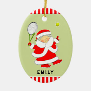 Tennis Holiday Gift Keramisch Ornament
