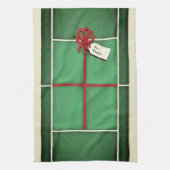 Tennis Holiday Gift Theedoek (Verticaal)