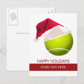 tennis Holiday Greeting Cards briefkaarten (Voorkant / Achterkant)