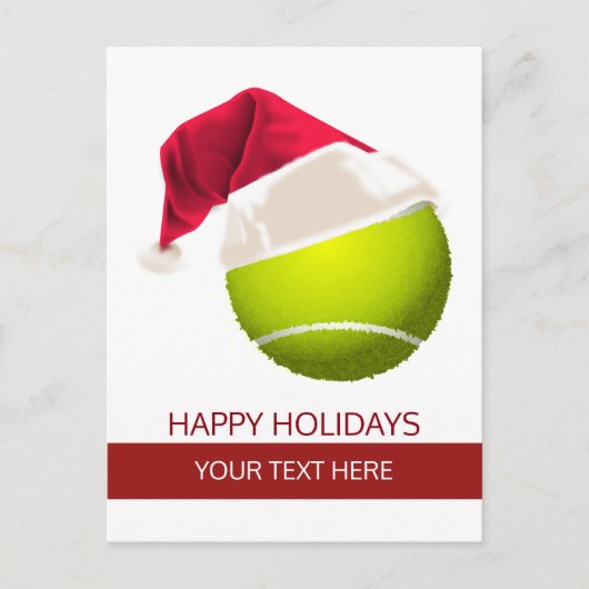 tennis Holiday Greeting Cards briefkaarten (Voorkant)