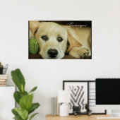 Tennis iemand? poster (Thuiskantoor)