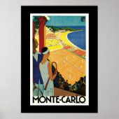 Tennis in Monte Carlo Poster (Voorkant)
