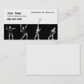 Tennis Instructor Visitekaartje (Voorkant / Achterkant)