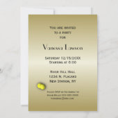 Tennis Invitation de fête d'anniversaire avec RSVP (Dos)