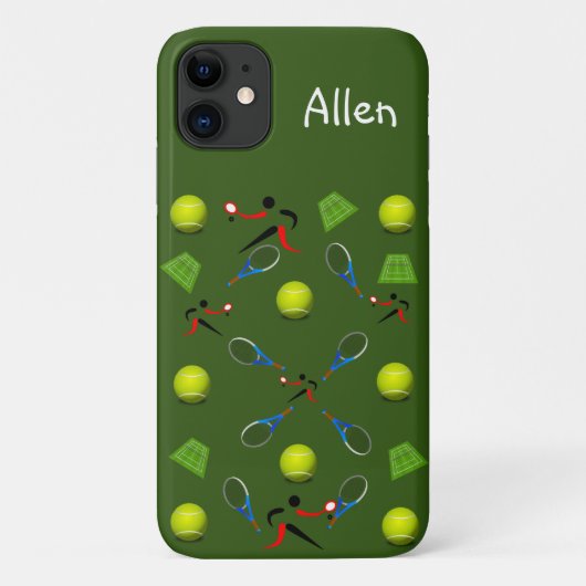 Tennis Iphone Case (Achterkant)